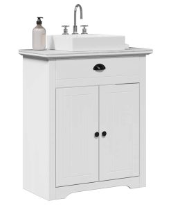 vidaXL Waschbeckenunterschrank BODO Weiß 70x35x80 cm