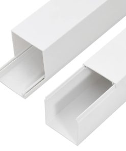vidaXL Installationsrohre 100x40 mm 10 m PVC