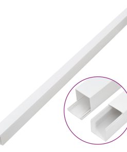 vidaXL Installationsrohre 33x33 mm 10 m PVC