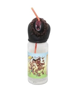 Bottiglia con Tappo e Cannuccia Divertysex 750 ml Vagina