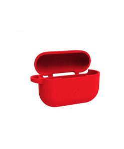 Custodia Protettrice Celly AIRPODS PRO Auricolari Rosso Silicone Plastica