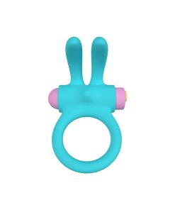 Anelli Fallici Party Color Toys Azzurro Silicone