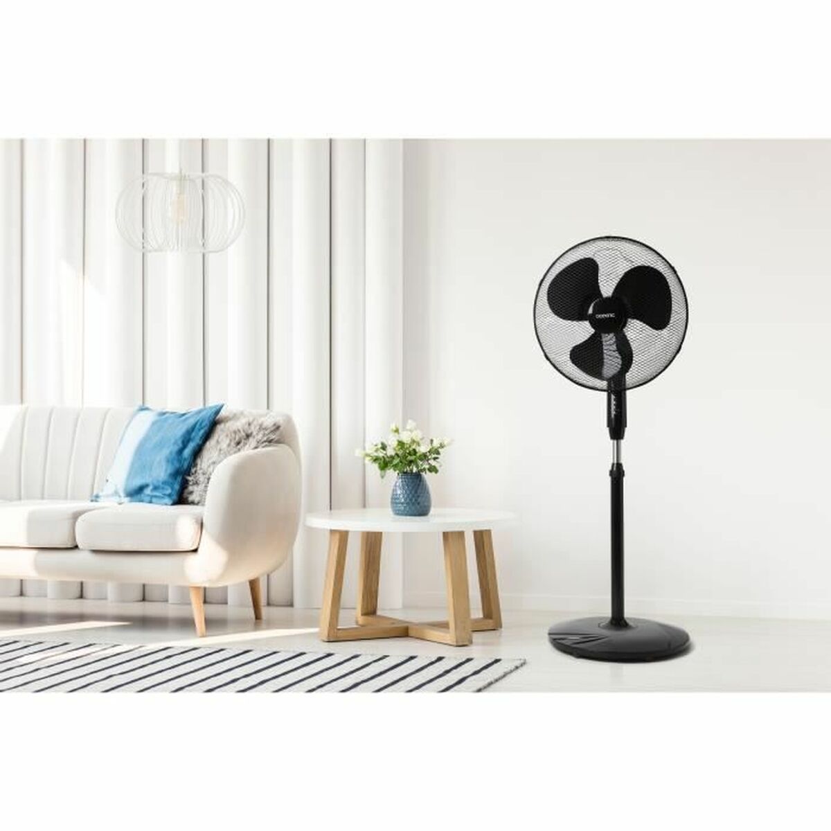Ventilatore a Piantana Oceanic 683568 Nero 45 W