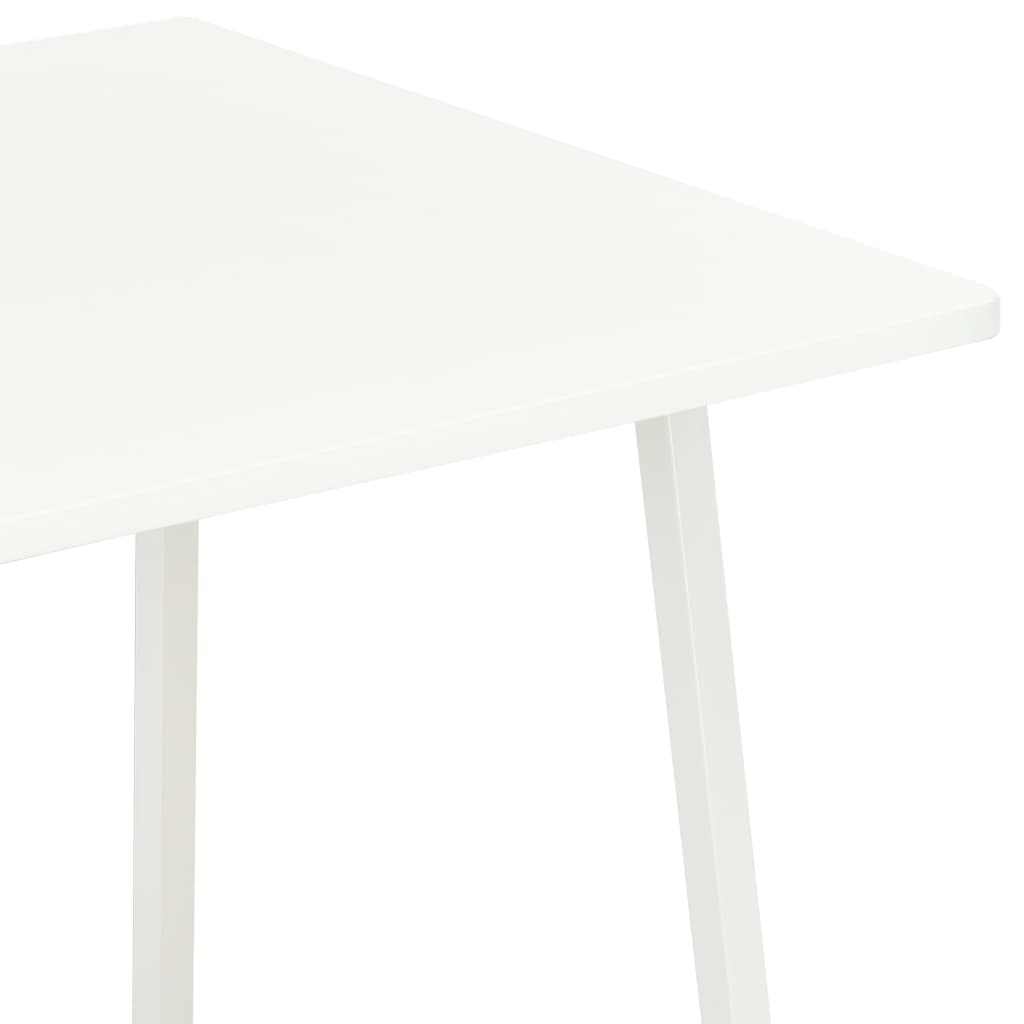 vidaXL Escritorio con estantería blanco 102x50x117 cm