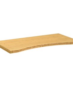 vidaXL Tablero de escritorio de bambú 110x55x4 cm