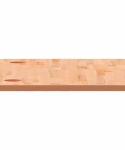 vidaXL Tablero de escritorio madera maciza de haya 110x60x2,5 cm
