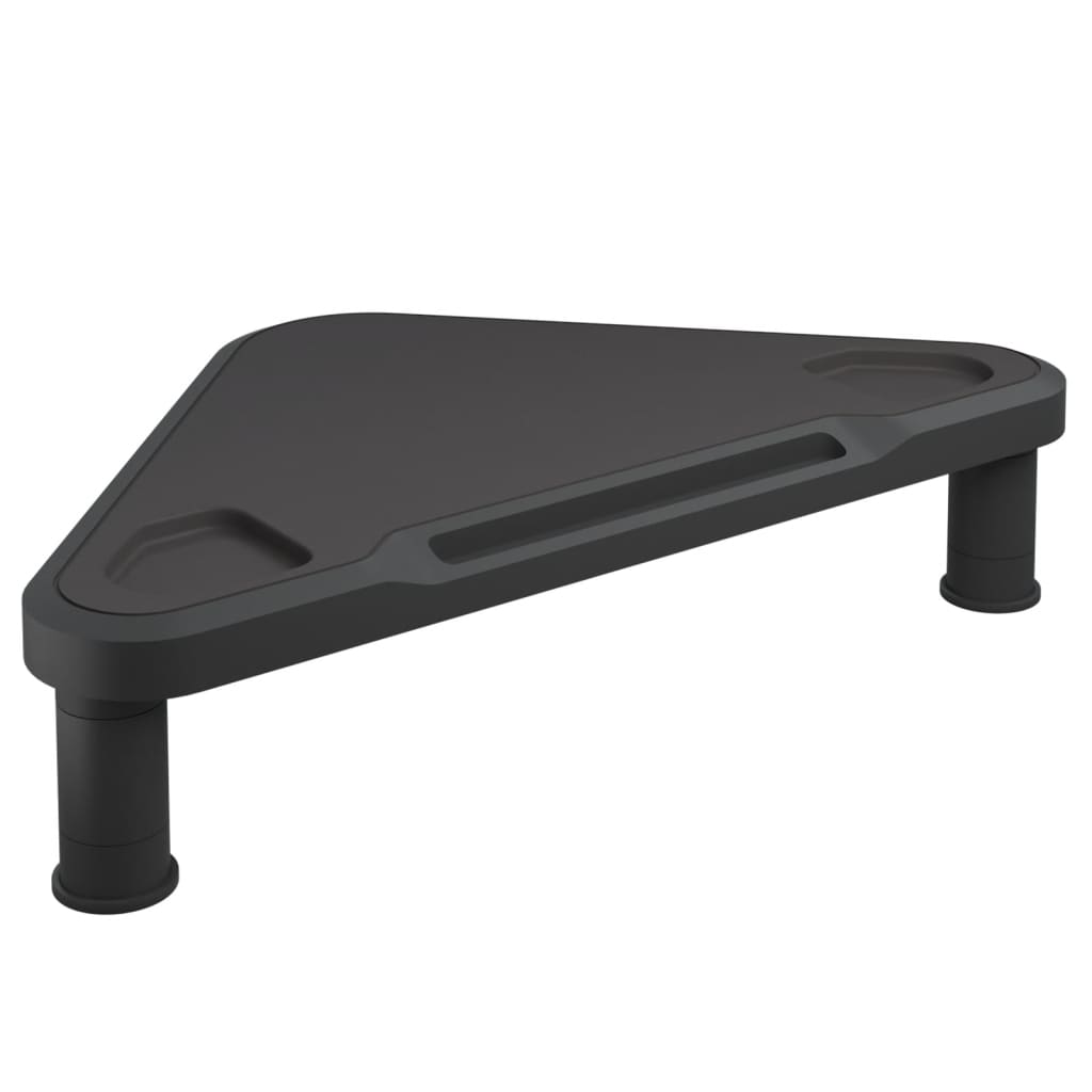 vidaXL Soporte de esquina para monitor negro 49x28x10,5 cm