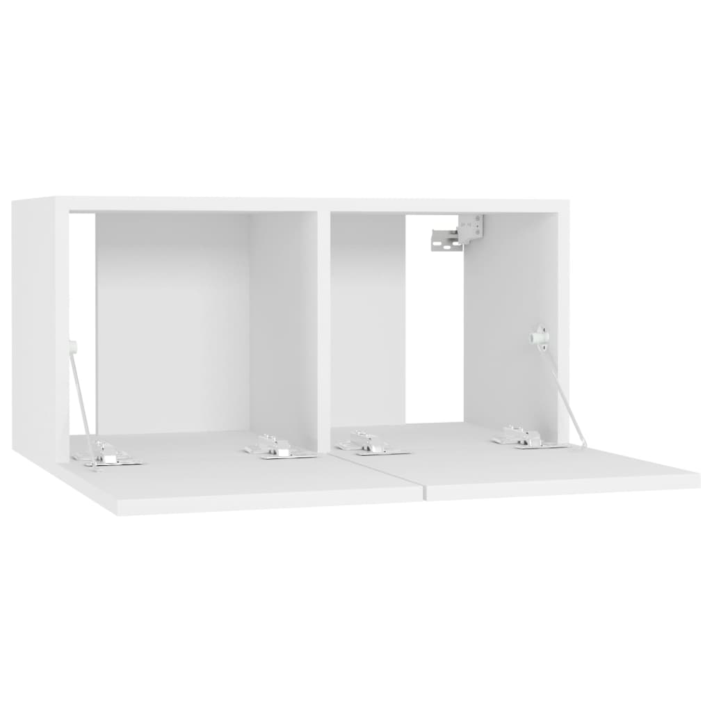 vidaXL Mueble de TV colgante blanco 60x30x30 cm