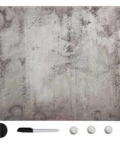 vidaXL Magnettafel Wandmontage Glas 50x50 cm