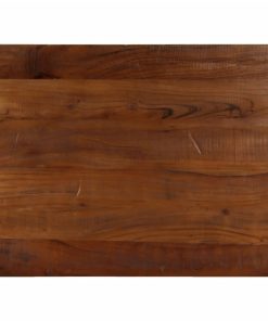 vidaXL Tablero mesa rectangular madera maciza reciclada 70x60x2,5 cm