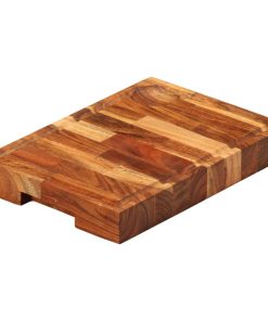 vidaXL Schneidebrett 30x21x4 cm Massivholz Akazie