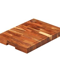 vidaXL Schneidebrett 42x30x4 cm Massivholz Akazie