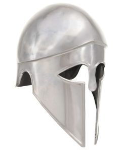 vidaXL Griechischer Krieger-Helm Antik Replik für LARP Silbern Stahl