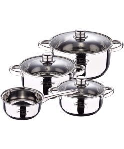 Batteria da Cucina San Ignacio Cassel SG8172 Argentato Acciaio inossidabile
