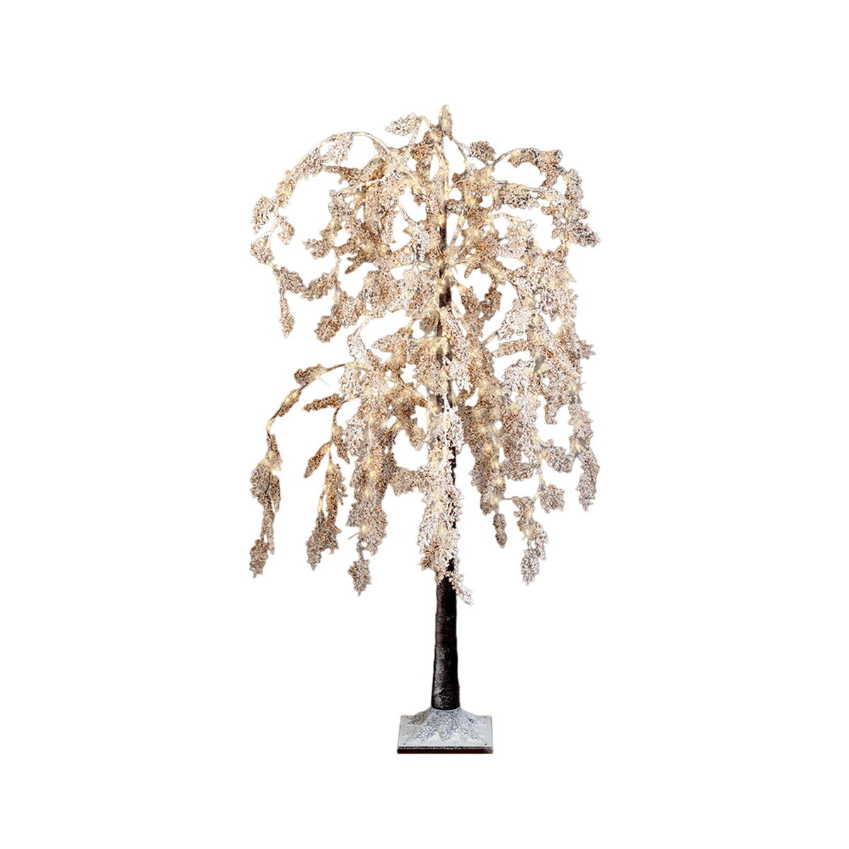 Albero di Natale Lumineo Nevoso Salice MicroLED
