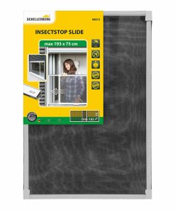 Zanzariera Schellenberg Alluminio Bianco Estensibile Con cornice Fibra di Vetro 75 x 100 cm