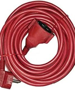 Cavo Prolunga EDM 23601 Rosso 15 m Flessibile