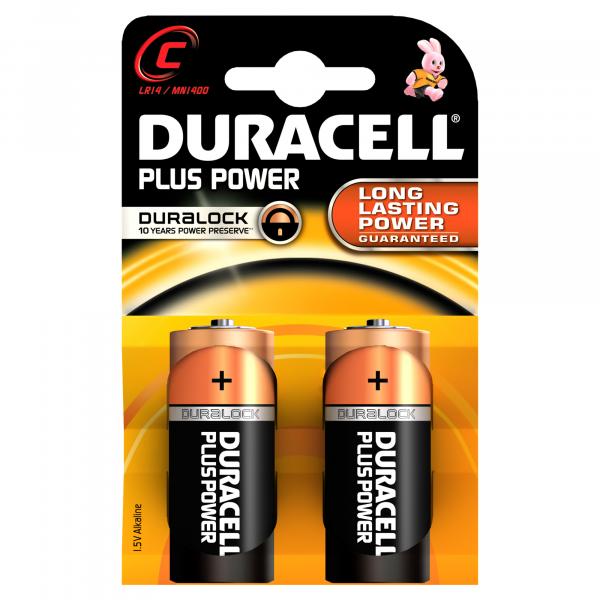 Batterie Alcaline LR14 DURACELL Plus Power C