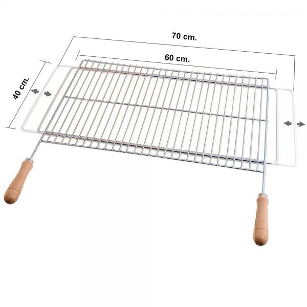 Grill Sauvic Acciaio zincato 60 x 40 cm