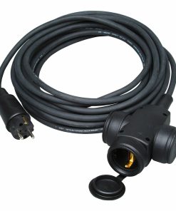 Cavo Prolunga Kopp H07RN-F Nero 10 m Triplo Bipolare