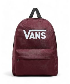 Zaino Scuola Vans Old Skool Print Rosso Granato