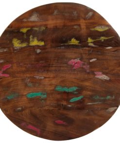 vidaXL Tablero de mesa redondo madera maciza reciclada Ø 60x2,5 cm