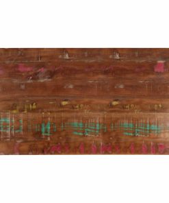 vidaXL Tablero mesa rectangular madera maciza reciclada 120x70x2,5 cm