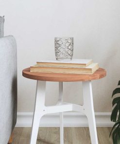 vidaXL Tablero redondo de madera maciza de haya Ø30x1,5 cm