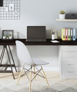 vidaXL Tablero mesa madera roble tratada marrón oscuro 160x40x(2-4) cm