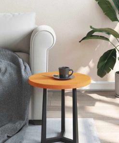 vidaXL Tablero de mesa redondo madera maciza de pino marrón Ø40x2,5 cm
