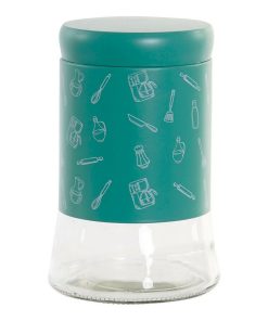 Barattolo DKD Home Decor Verde 11 x 11 x 18 cm