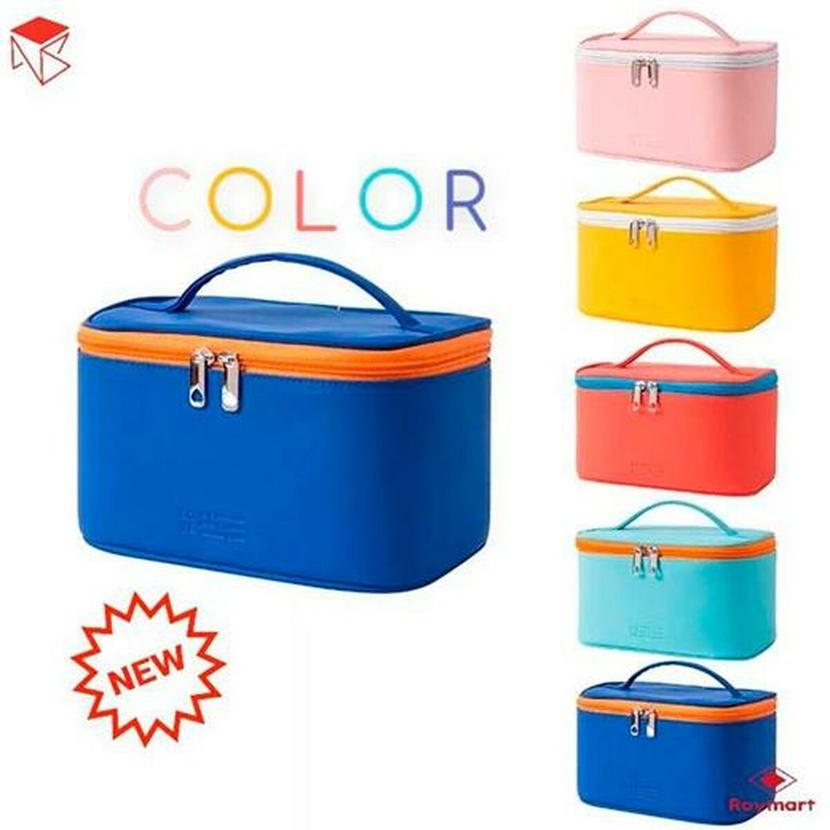 Necessaire da Viaggio Roymart Colors Love Multicolore 24 x 14 x 12 cm Con maniglia - Image 3