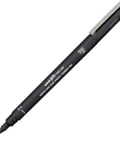 Marcatore permanente Uni-Ball PIN04-200(S) Nero 12 Pezzi