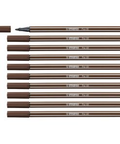 Pennarelli Stabilo Pen 68 Marrone (10 Pezzi)