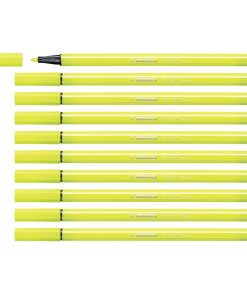 Pennarelli Stabilo Pen 68 Fluorescente Giallo (10 Pezzi)