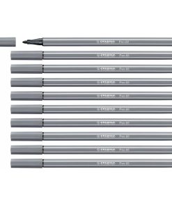 Pennarelli Stabilo Pen 68 Grigio scuro (10 Pezzi)