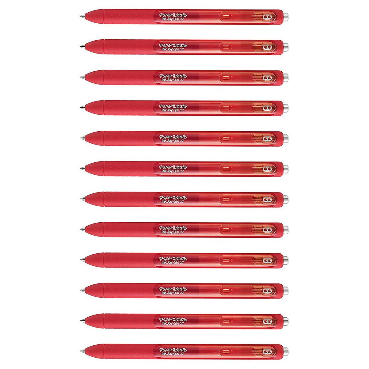 Penna gel Paper Mate InkJoy Gel Rosso 12 Unità