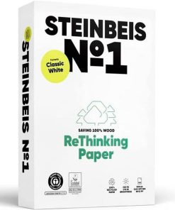 Carta per Stampare Steinbeis Din A4 Bianco 5 Pezzi