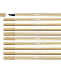 Pennarelli Stabilo Pen 68 Ocra (10 Pezzi)