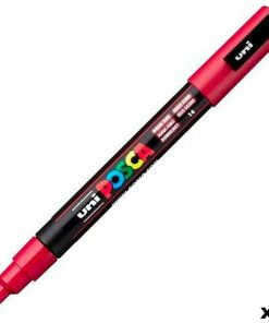 Pennarello POSCA PC-3M Rosso Scuro (6 Unità)