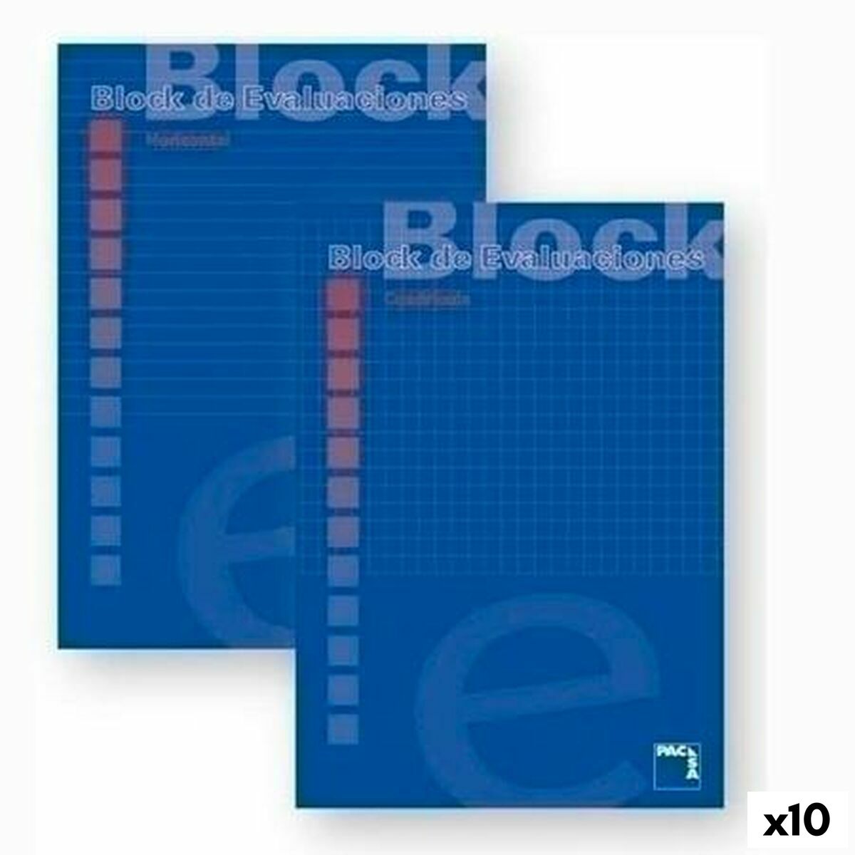 Block Notes Pacsa Azzurro A4 50 Fogli 4 mm (10 Unità)