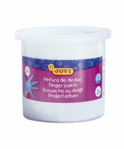 Pittura da usare con le Dita Jovi 5 Unità Pittura da usare con le Dita Bianco 125 ml