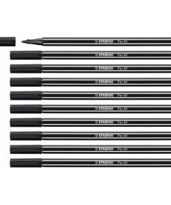 Pennarelli Stabilo Pen 68 Nero (10 Pezzi)