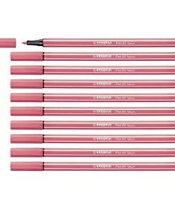 Pennarelli Stabilo Pen 68 Fluor Fluorescente Rosso (10 Pezzi)