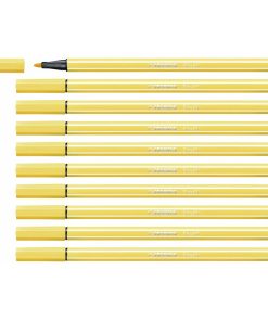 Pennarelli Stabilo Pen 68 Giallo (10 Pezzi)