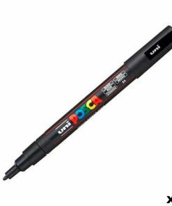 Pennarello POSCA PC-3M Nero (6 Unità)