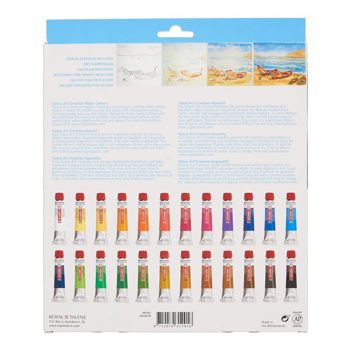 Acquerelli Talens Art Creation 24 Pezzi Multicolore 12 ml (24 Unità) - Image 2