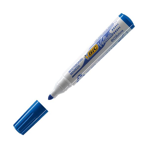 Pennarelli a gesso liquido Bic Velleda Ecolutions 1701 Azzurro (12 Pezzi)