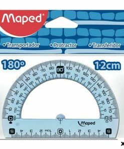 Semicerchio Maped Geometric 180º Set Plastica (12 Unità)