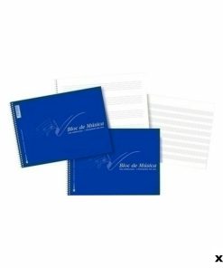 Quaderno Pentagramma Azzurro Quarto (20 Unità)